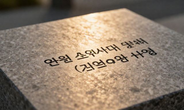 메모리얼스톤 참고 이미지 2